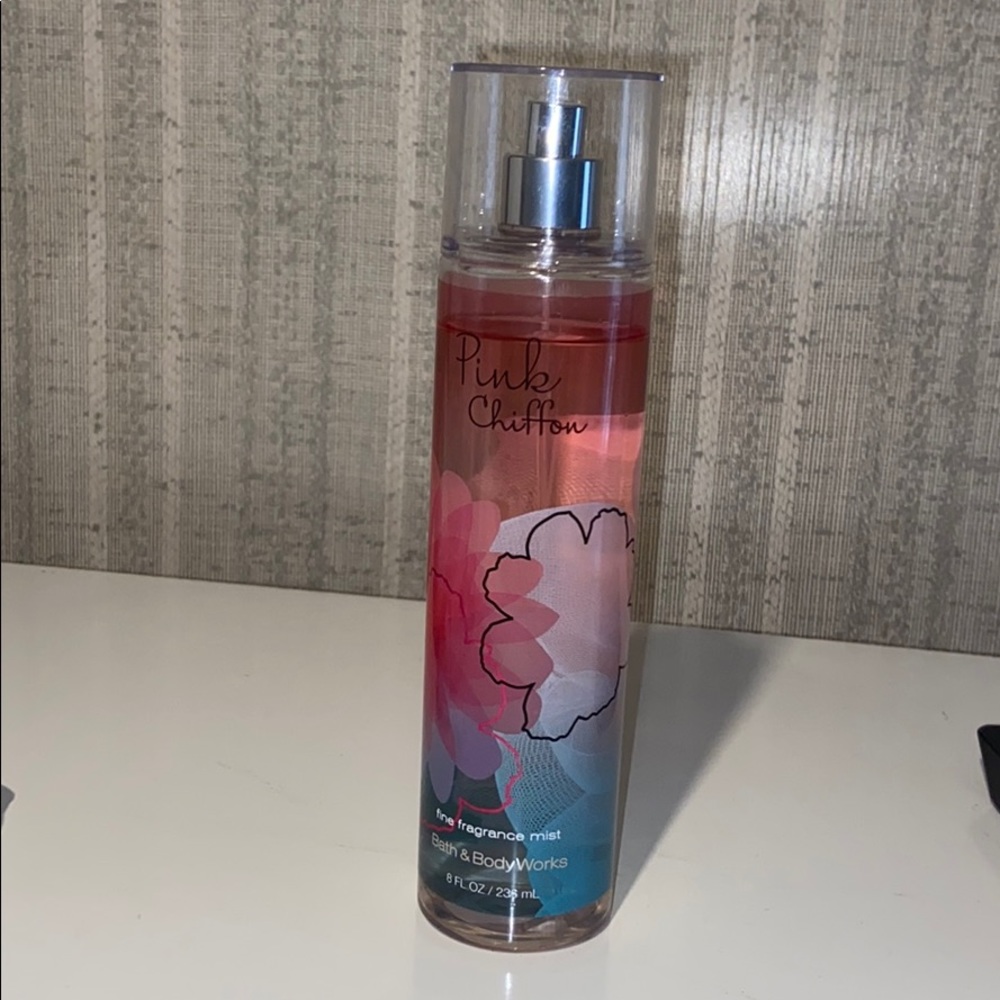 Pink chiffon bath & body works